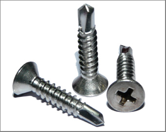 Countersunk drilling tail tapping screw