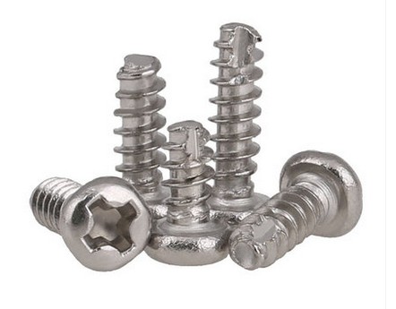 Round head cutting tail tapping screw